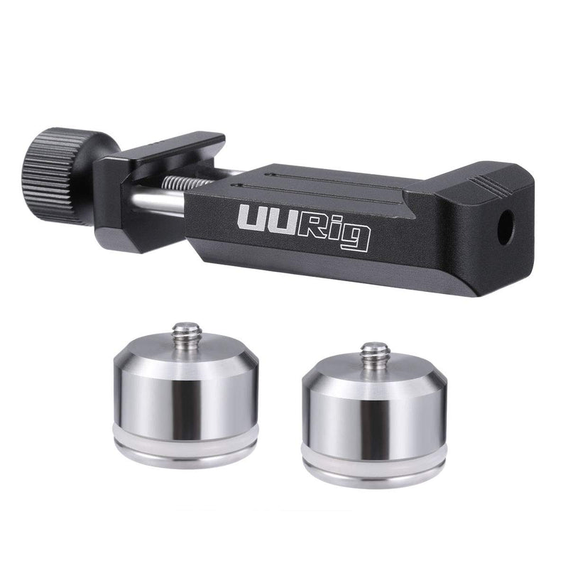 UURig R025 Counterweight to Quickly Balance Gimbal Stabilizer with Camera Lens, Arca-Swiss Mount Universal for DJI Ronin S/Ronin-SC Camera Plate Counterweight