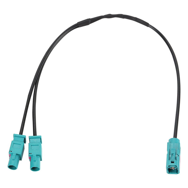 [AUSTRALIA] - Anina Antenna Adapter for VW Audi Skoda Seat Aftermarket Radio Stereo Aerial Adaptor Cable Y-Antenna Adaptor Fakra (Z) Socket Double Fakra Plug Cable for MFD2 MFD3 RNS300 RNS310 Single Fakra 
