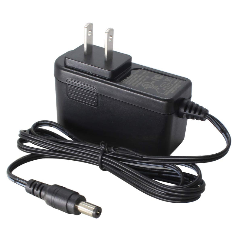 2-Pack AC to DC 12V 0.5A 500mA Power Supply Adapter, Plug 5.5mm x 2.1mm UL Listed FCC