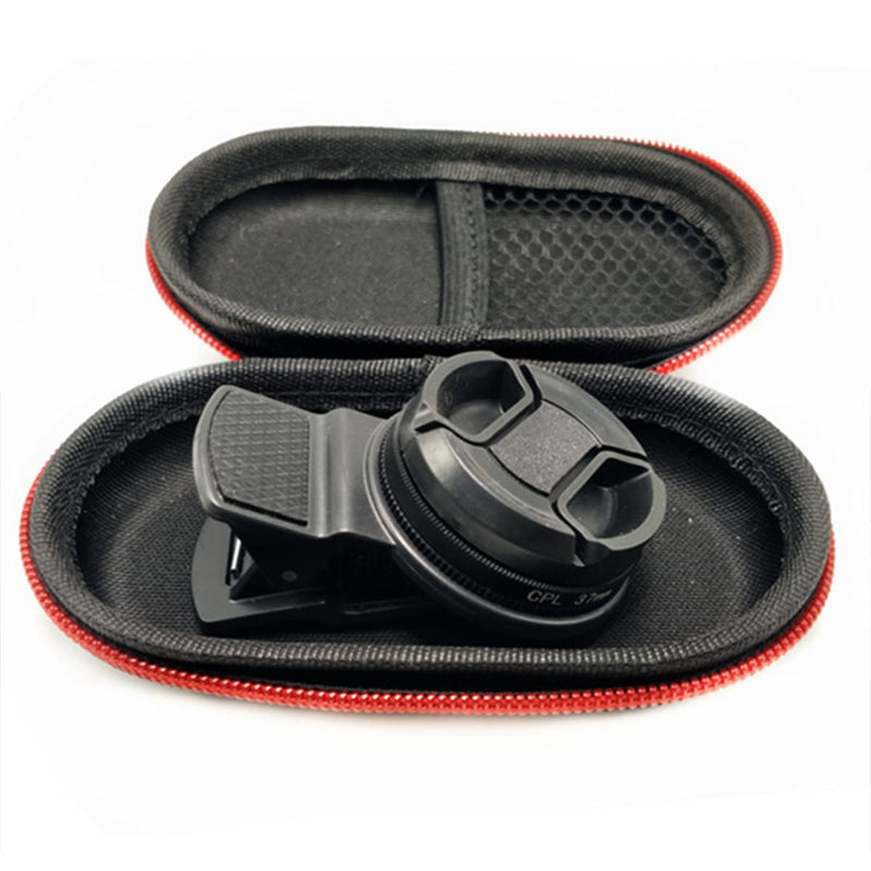 37mm CPL Phone Camera Lens, Universal Portable Polarizer Clip-On Cellphone CPL Filter, Compatible with Most Mobilephone Models