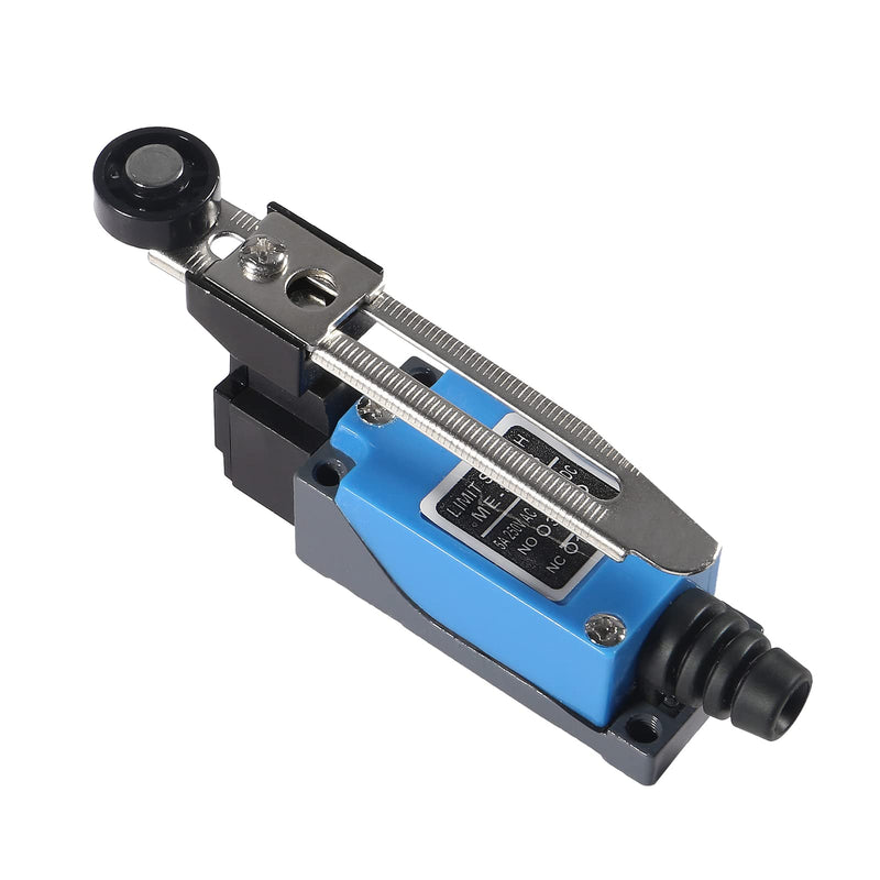 AEDIKO ME-8108 Limit Switch Adjustable Roller Lever Arm Momentary Limit Switch NC-NO for CNC Mill Laser Plasma 3D Printer Door Switch 5pcs