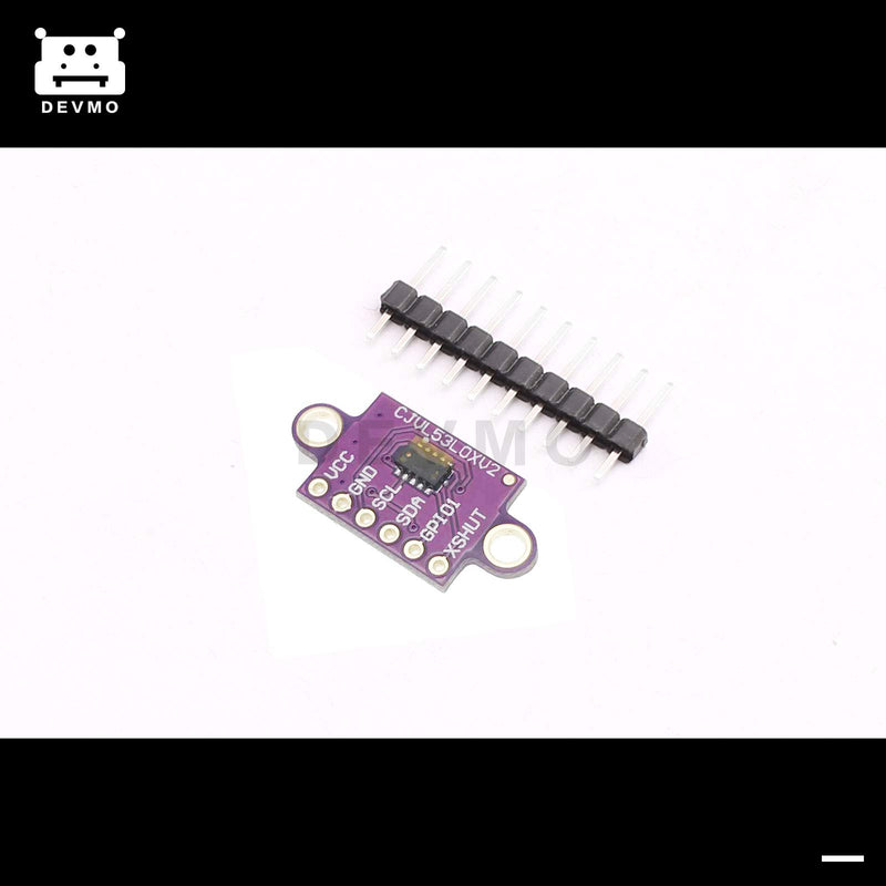 DEVMO VL53L0X Time-of-Flight Distance Sensor Breakout GY-VL53L0XV2 (ToF) Laser Ranging Module I2C IIC Compatible with Ar-duino