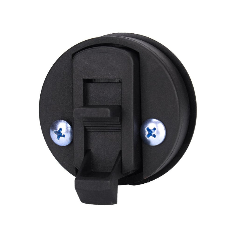 ADrivWell 4PC Round Slam Latch Hatch Push-to-Close Latch Nylon Flush Door Pull Latch Non-Locking Style Replacement for M1-63 RV Marine Boat Deck Hatch Door