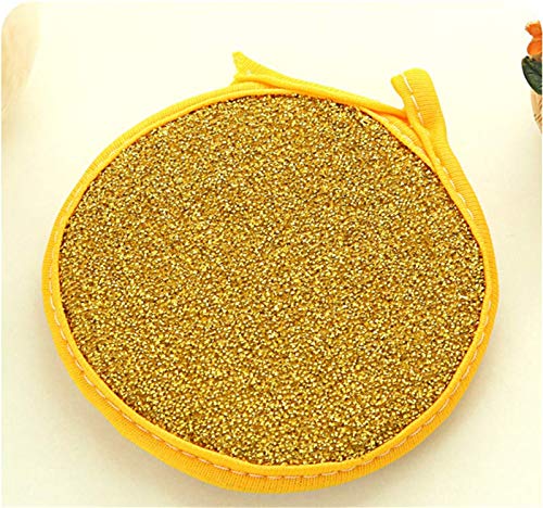 20pcs Multi-Purpose Kitchen Double Side Round Dishwashing Sponge Scrubber Rag Dish Pad Cleaner Home Kitchen Cleaning Tool Sponges