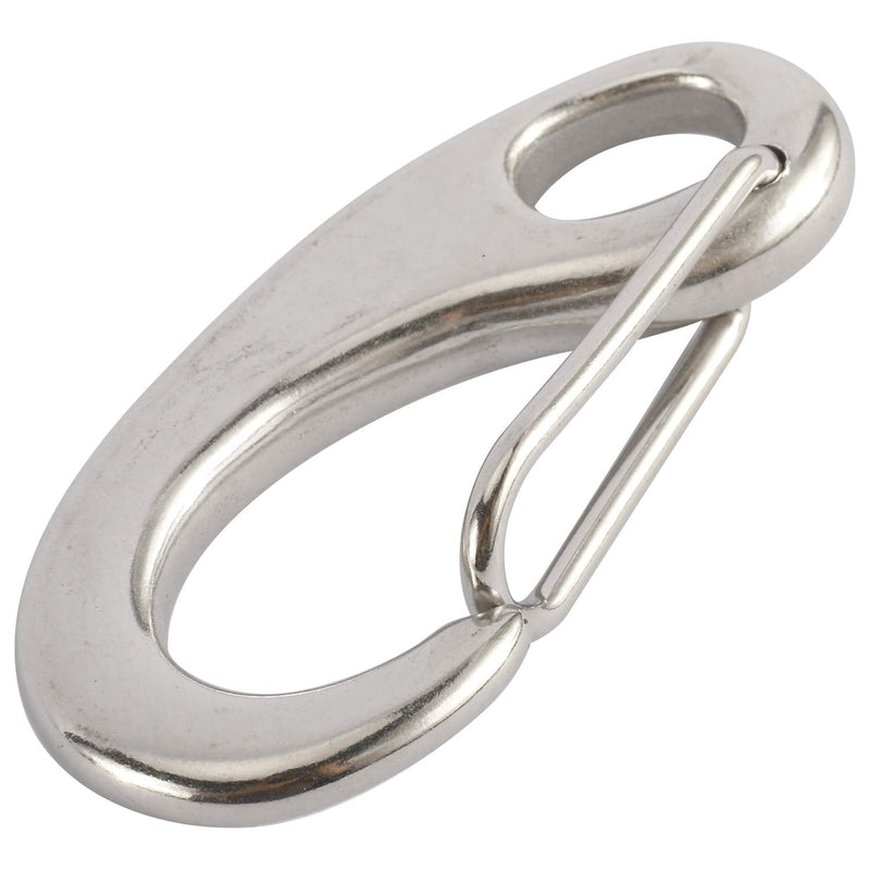 Artilife 2 Inch Marine Grade Stainless Steel 316 Spring Gate Snap Hook Clip Multifunctional Quick Link Clip