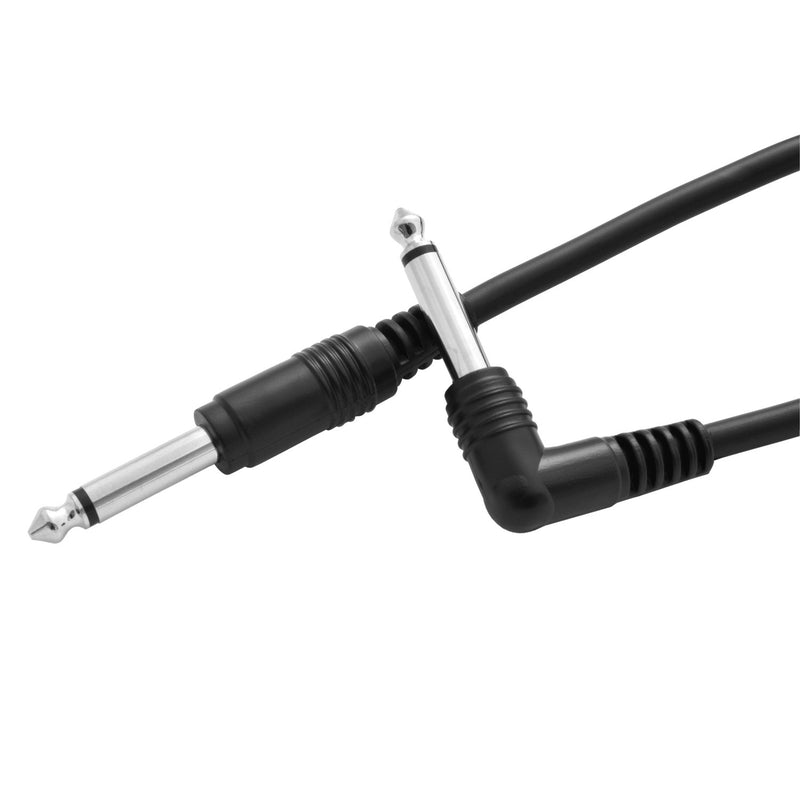 [AUSTRALIA] - Tiger 6.35Mm - 1/4 Inch Right Angled Jack Guitar Cable - 3M Guitar, Bass Lead Single 