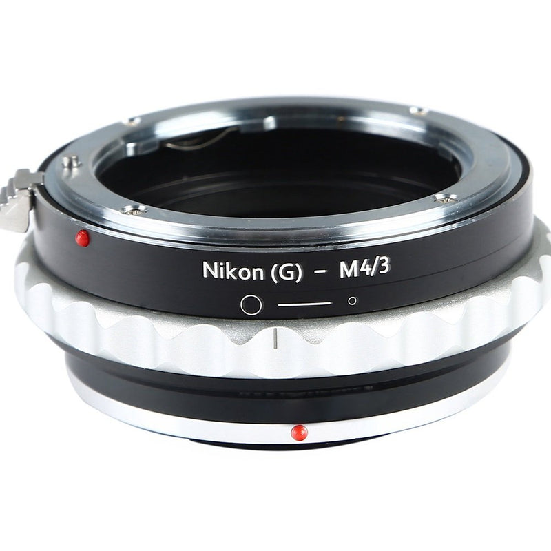 Adapter to Convert Nikon F-Mount Lens to MFT Lens for Mirrorless Micro Four Thirds M4/3 Digital Camera (D and G Type Lens)