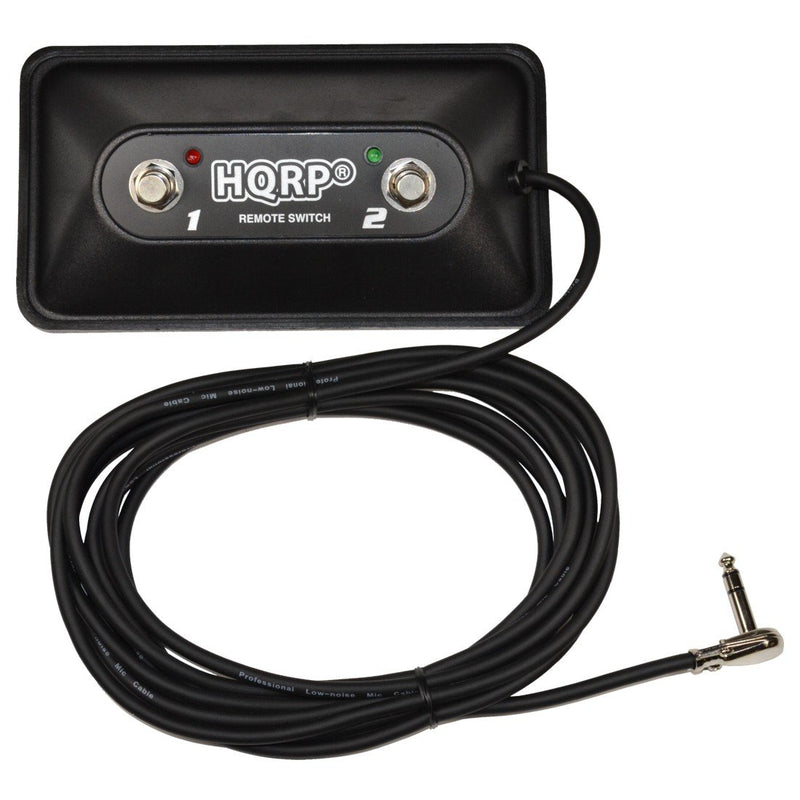 [AUSTRALIA] - HQRP 2-Button Guitar Amp Footswitch compatible with Peavey 03022920 fits Nashville, ValveKing, Windsor, 6505 Head, 6505 112 Combo amps 