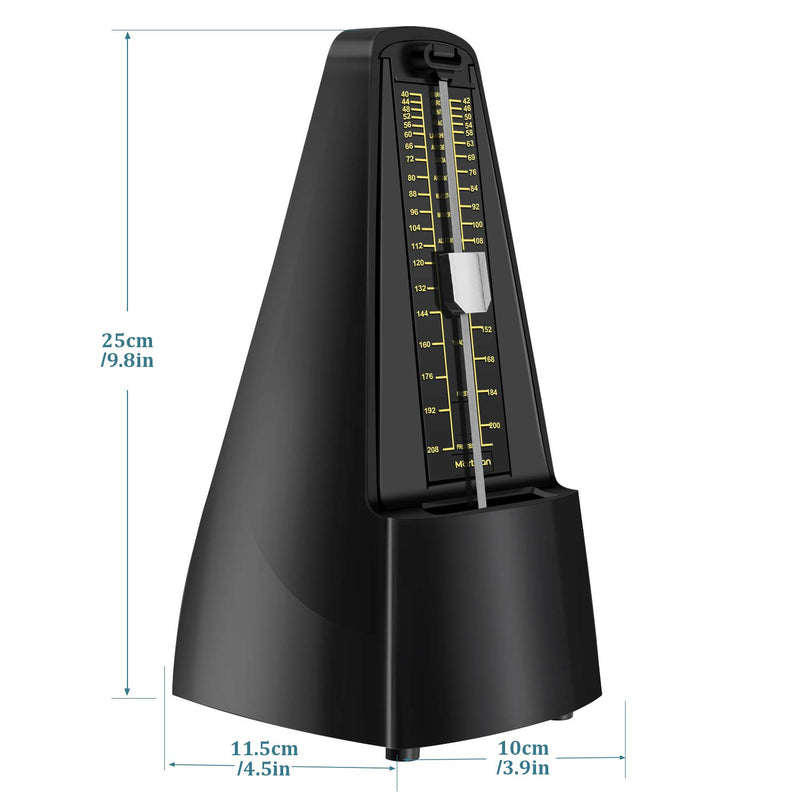 MARTISAN Mechanical Metronome for Guitar/Bass/Piano/Violin, Track Beat and Tempo with Loud Sound & High Precision