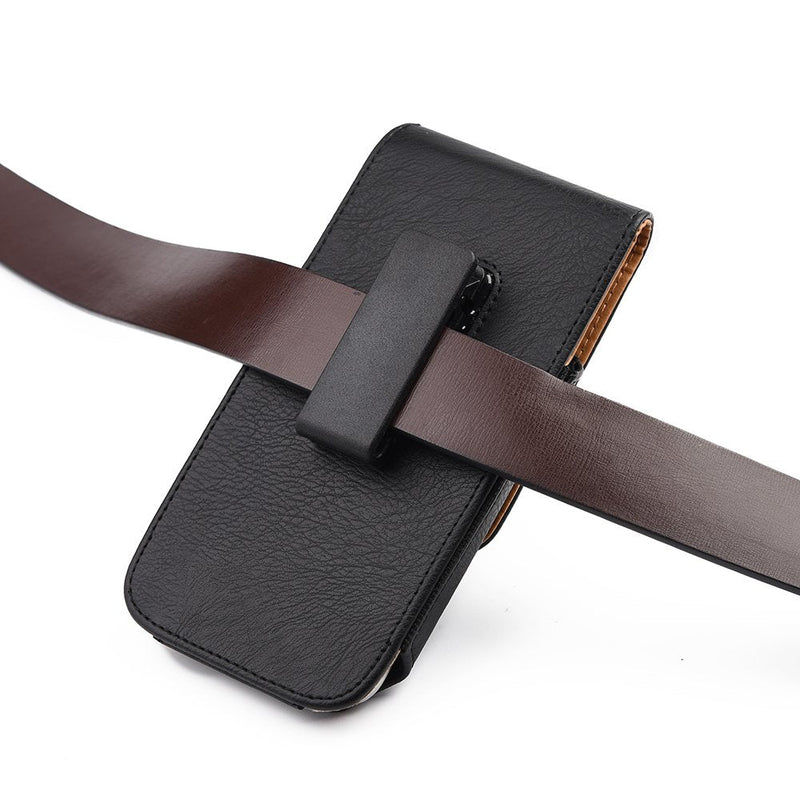 [AUSTRALIA] - Belt Clip Holster Pouch Heavy Duty Leather Case for Motorola One 5G Ace, One 5G, Moto Edge, Moto g Fast, Moto e, Edge+, Moto g Stylus, Moto g Power, Moto g Play, Moto Z4, Moto e6, Moto g7, One Hyper 