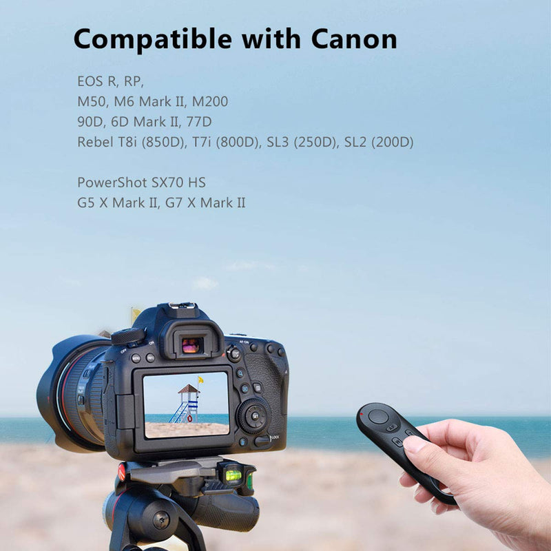 [AUSTRALIA] - AODELAN Wireless Remote Control for Canon M6 Mark II,6D Mark II Replacement BR-E1 Camera Shutter Release for Canon EOS RP,M50,90D,SL3 250D,SL2 200D,T7i,G7 X Mark III 