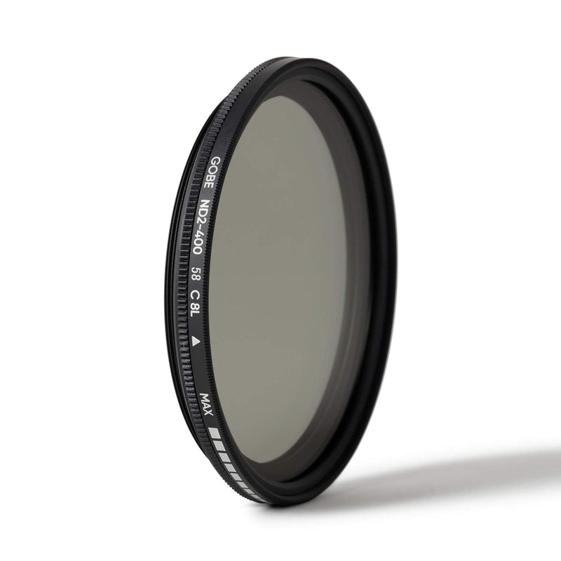 Gobe NDX 58mm Variable ND Lens Filter (1Peak)