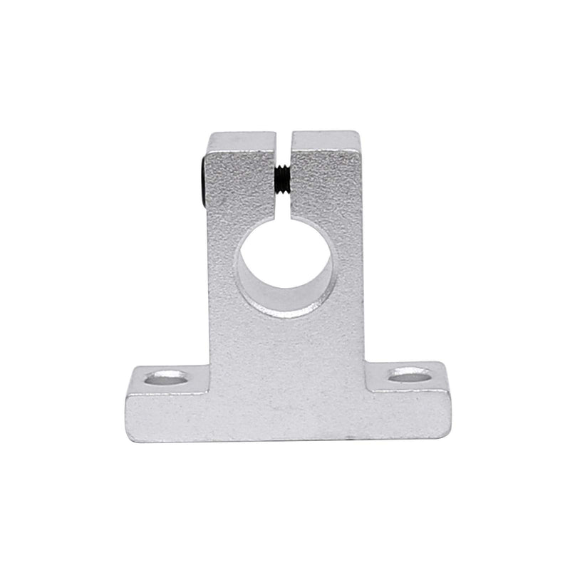 FKG SK12 Aluminum Linear Motion Rail Clamping Guide Support for 12mm Diameter Shaft, Set of 4
