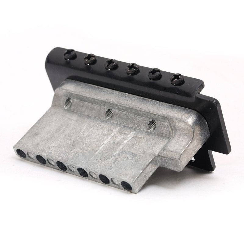 Musiclily 52.5mm Guitar Stratocaster Tremolo Bridge Set for Fender Strat Squier Electric Guitar Replacement, Black