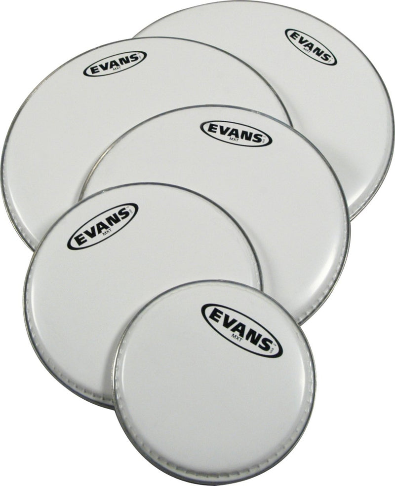 Evans MX White Marching Tenor Drumhead, 14 Inch