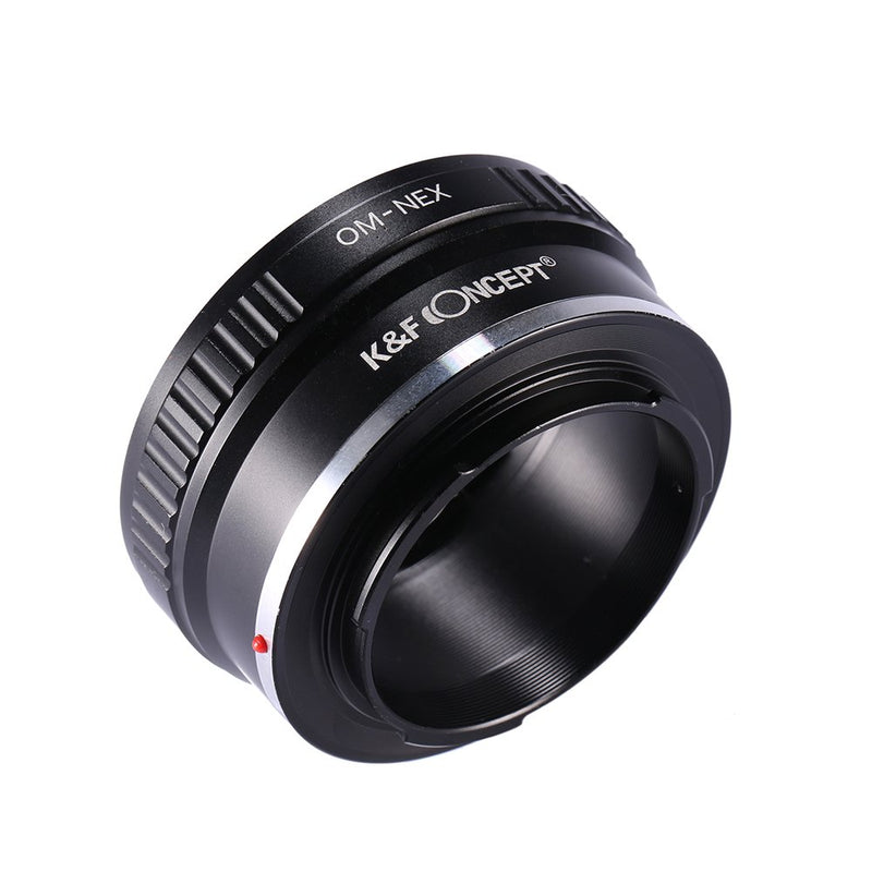 K&F Concept Lens Mount Adapter, Olympus OM Lens to Sony NEX (E-Mount) Camera Body, for NEX-3, NEX-3N, NEX-5, NEX-5R, NEX-6, NEX-7 OM-NEX