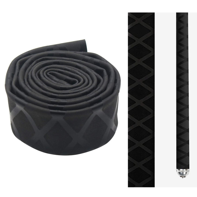 Aventik X-Tube Heat Shrink Fishing Rod Sleeves Wrap Tubing Fishing Rod Grips Non Slip Waterproof &Insulation Lengths Durable Repair (40mm-Black) 40mm-Black