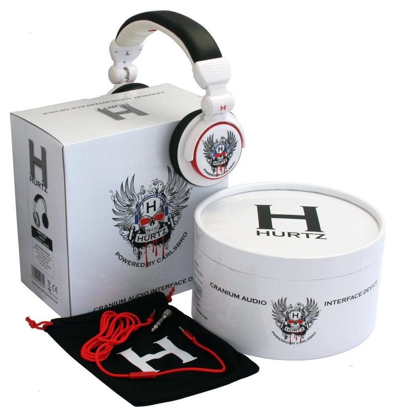 Hurtz DJ Style White Headphones (HZB1W)