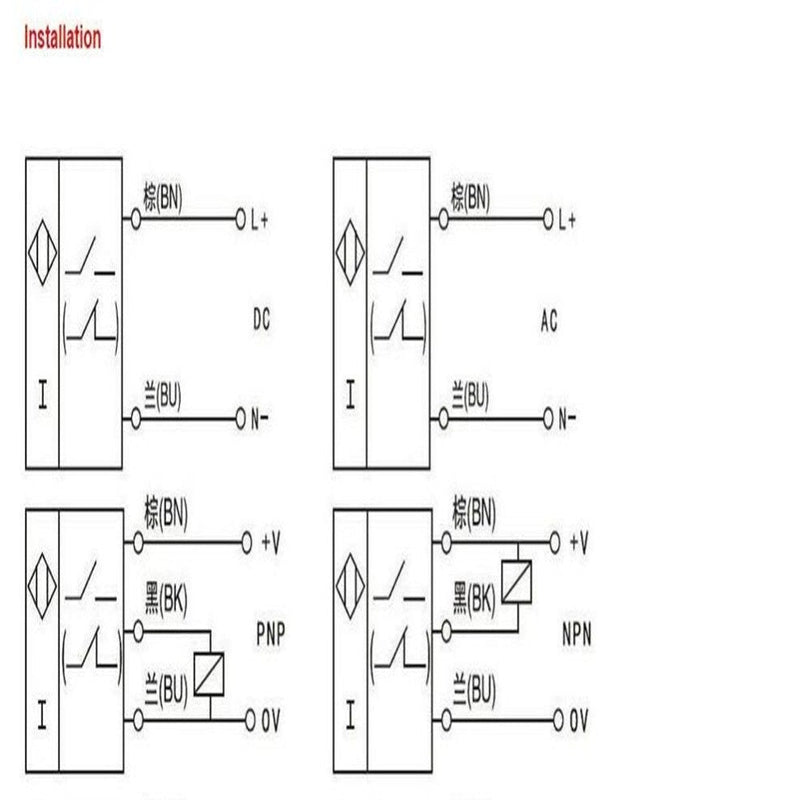Taiss/photoelectric Sensor 30 cm Adjustable M18 Diffuse photoelectric Switch Sensor Optical Three Lines NPN NO (Normally Open) Proximity Switch 6-36VDC E3F-DS30C4
