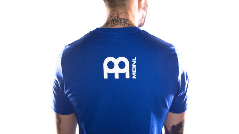 Meinl Cymbals Logo Color T-Shirt, Blue, Extra Large (S78B-XL)