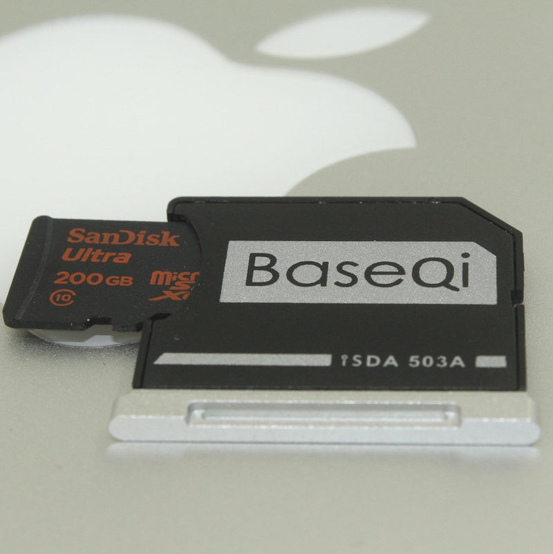 BASEQI Aluminum microSD Adapter for MacBook Pro 15" Retina (Early 2013 ~Mid. 2012)