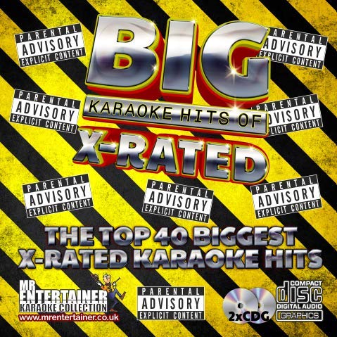 X-RATED KARAOKE CD+G (CDG) Disc Pack. 40 of the Rudest and Funniest Songs Ever! Mr Entertainer Big Hits. EXPLICIT LYRICS. Kevin Bloody Wilson, Tenacious D, Eminem and more.