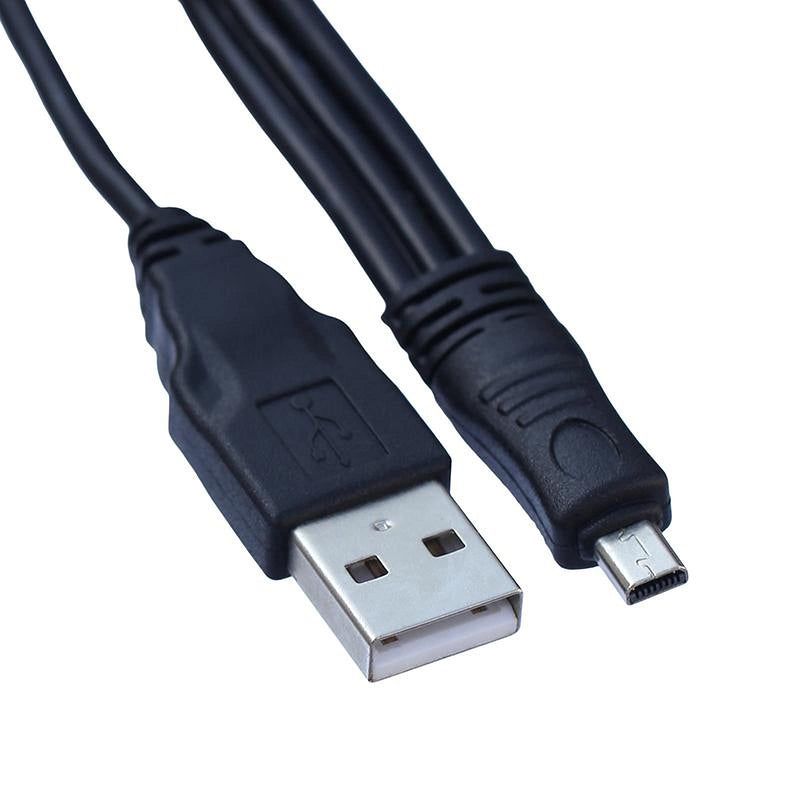 Replacement UC-E6 Camera Mini 8Pin USB Data Cable with Video AV RCA Dual Multi-Function Compatible with Digital Camera SLR DSLR D3200 D3300 Coolpix L340 L32 A10 P520 P510 S9200 and More (0.8M)