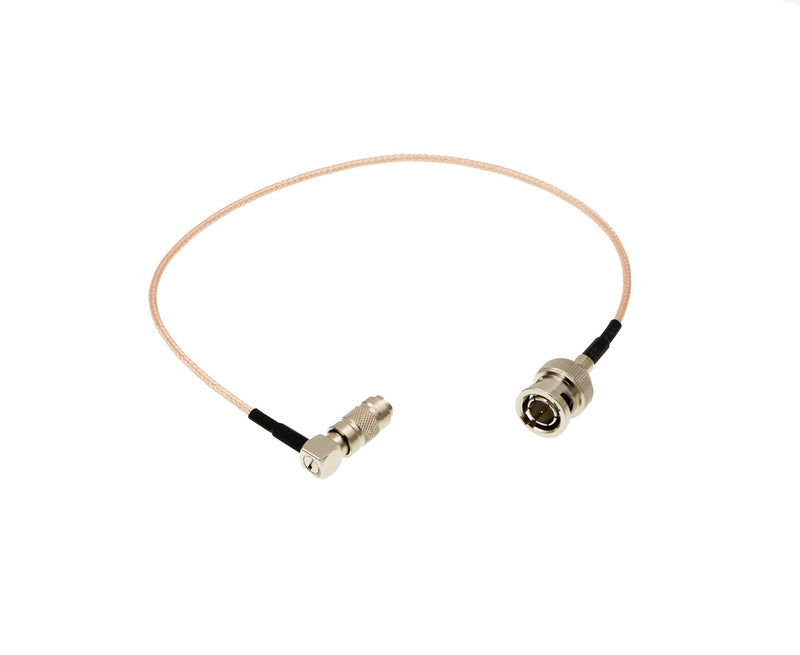 Uonecn Right Angle DIN 1.0/2.3 Mini BNC to HD SDI BNC RG179 RF Coaxial Cable Video Cable for Blackmagic HyperDeck Shuttle 75ohm right angle DIN to BNC Male