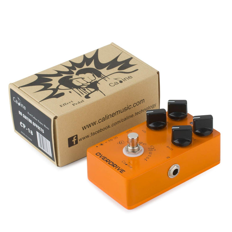 [AUSTRALIA] - Caline Digital Overdrive Guitar Effect Pedal True Bypass with 4 Control Knobs (CP-18) 
