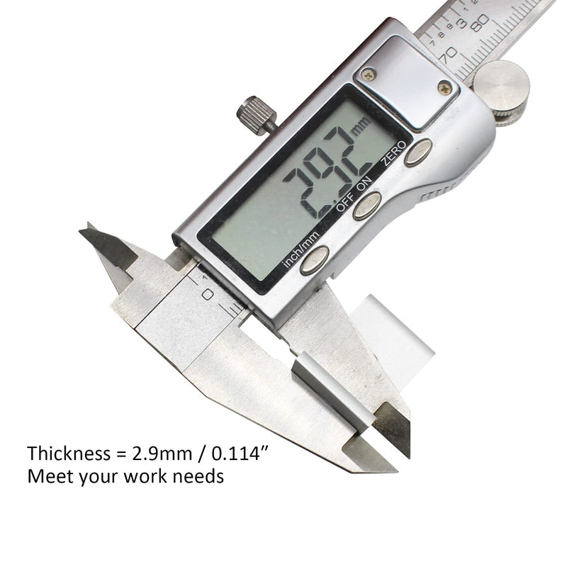 1" x 1" Aluminum Extrusion Profiles 1010 Series Joint Plate Corner Angle Bracket Connector Set, 10pcs 90 Degree Bracket with T Slot Nus Hex Screw Bolt Used on 1 Inch x 1 Inch Extrusion Profiles Rail