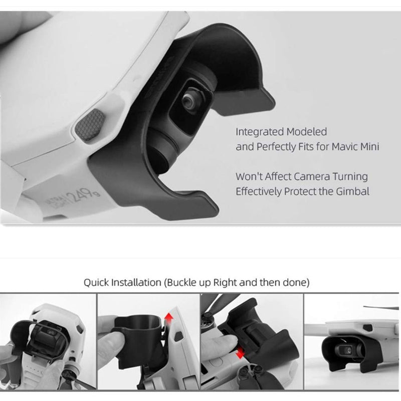 Mavic Mini Anti-Glare Camera Protector Hood, Lens Cover Guard for DJI Mavic Mini/Mavic Mini 2 Anti-Glare Hood