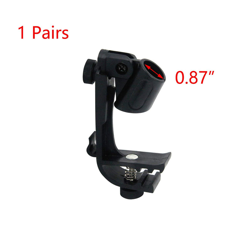 [AUSTRALIA] - Tulead Drum Microphone Clips Adjustable Snare Drum Clamps Mic Mount Clip Holders for 18-28mm Microphone 