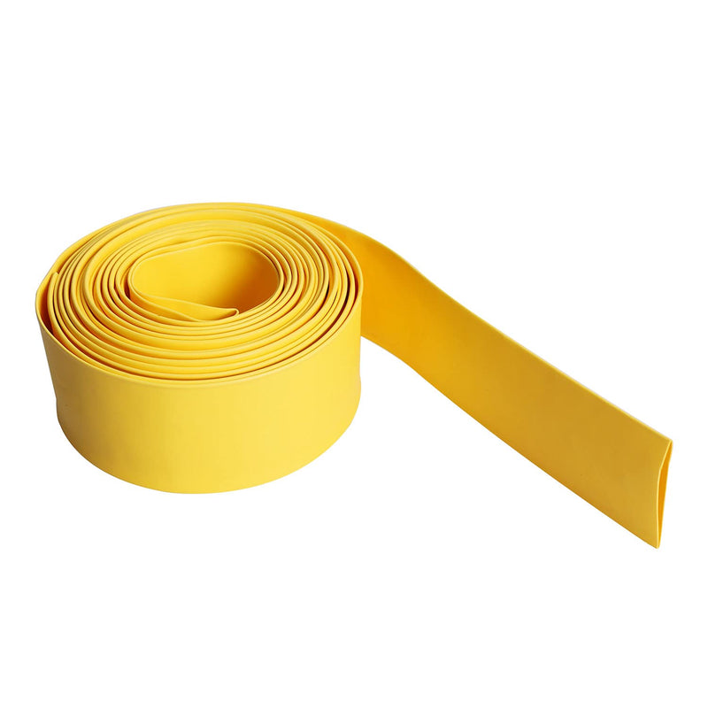 Aoje-Link 30mm ID Yellow Heat Shrink Tubing Shrinkable Tube 5M(16.4Ft) 1pcs 30mm x 5M(Ф * L)