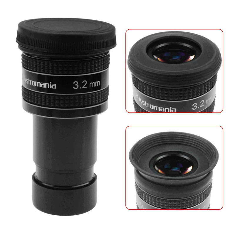 Astromania 1.25" 3.2mm 58-Degree Planetary Eyepiece for Telescope