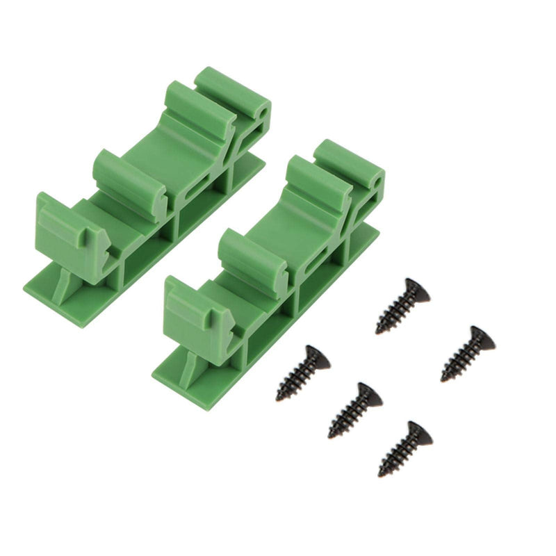 10sets PCB DIN C45 Rail Adapter Circuit Board Mounting Bracket Used to Secure and Hold PCB or Electronic Switching Devices,35mm DIN Rail