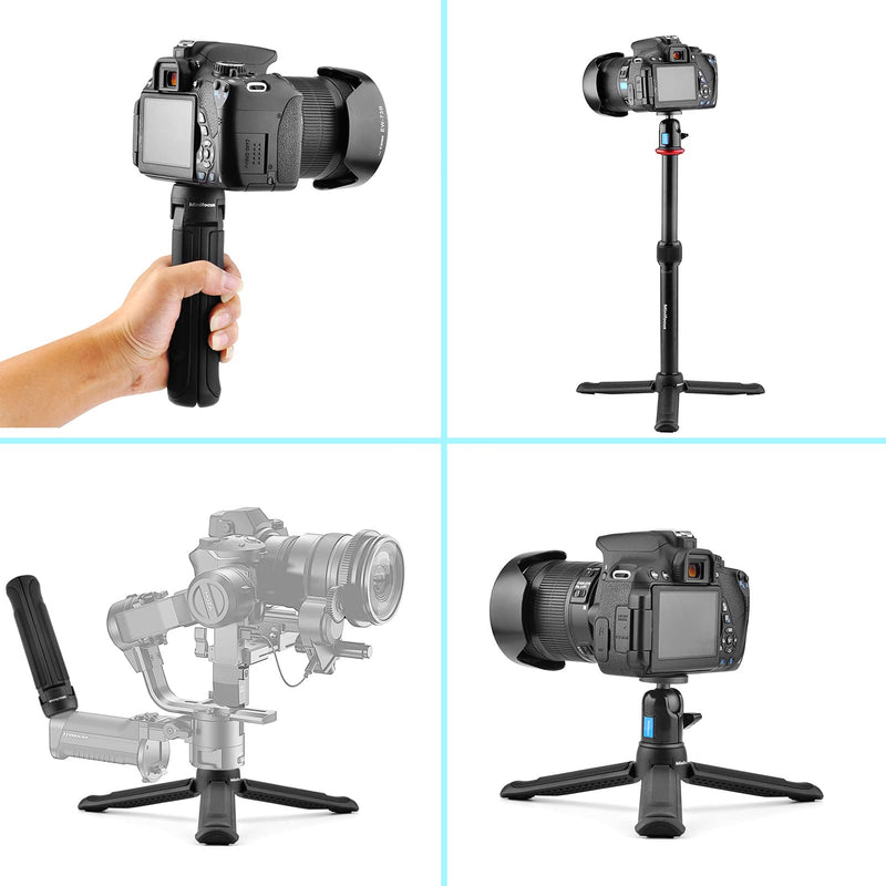 Desktop Compact Stand Tripod Handle Grip Compatible for DJI Ronin S Zhiyun WEEBILL 2 S Crane 2 3 Moza Gimbal Stabilizer DSLR Cameras
