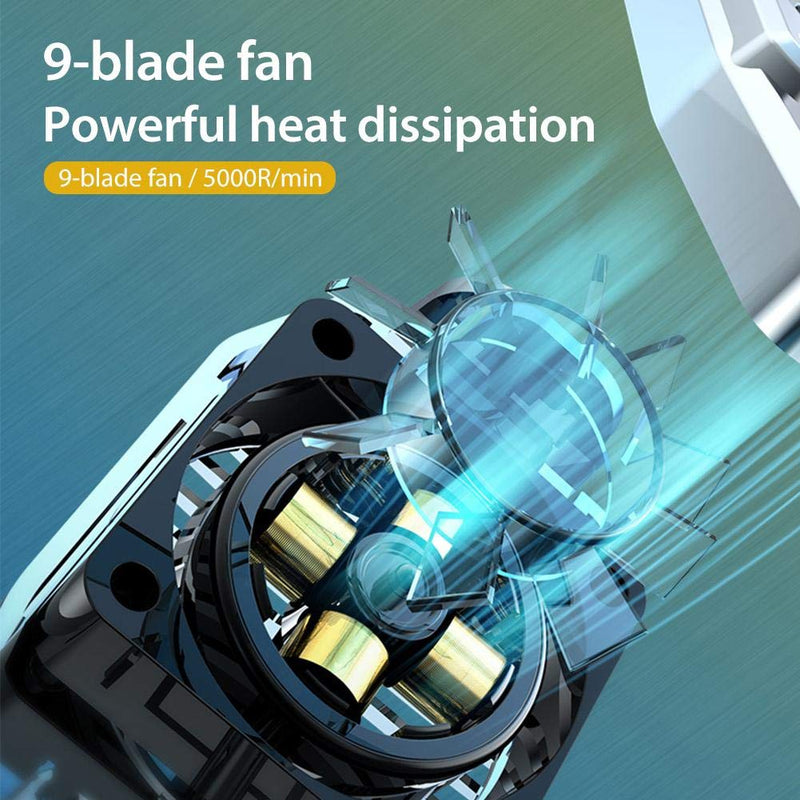 Universal Mini Mobile Phone Cooling Fan Radiator Turbo Hurricane Game Cooler Cell Phone Cool Heat Sink H15