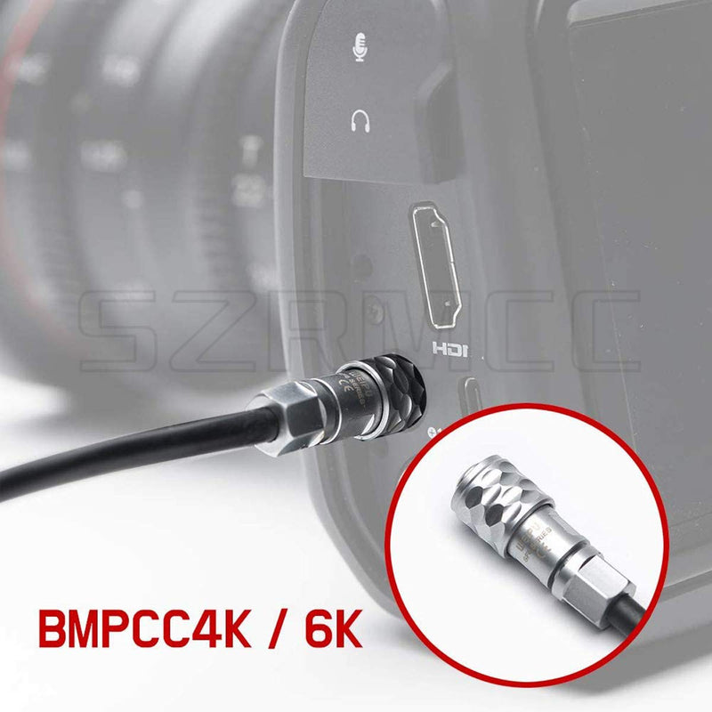 SZRMCC USB Type-C to Weipu SF610 2 Pin PD Trigger Power Cable for BMPCC Blackmagic Pocket Cinema Camera 4K 6k