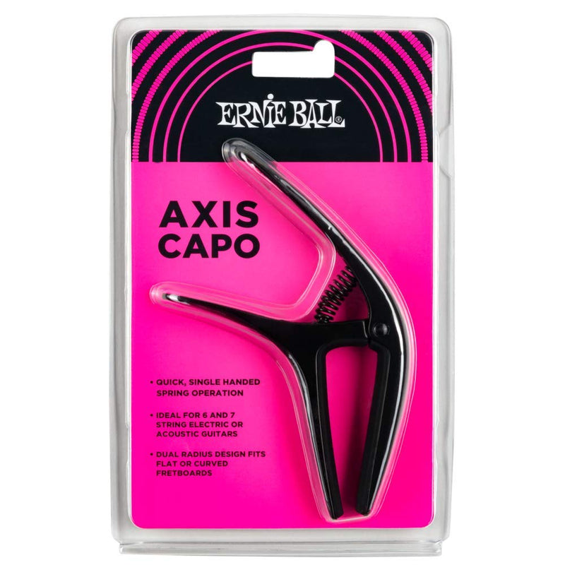 [AUSTRALIA] - Ernie Ball Axis Dual Radius Capo, Black Satin (P09600) 
