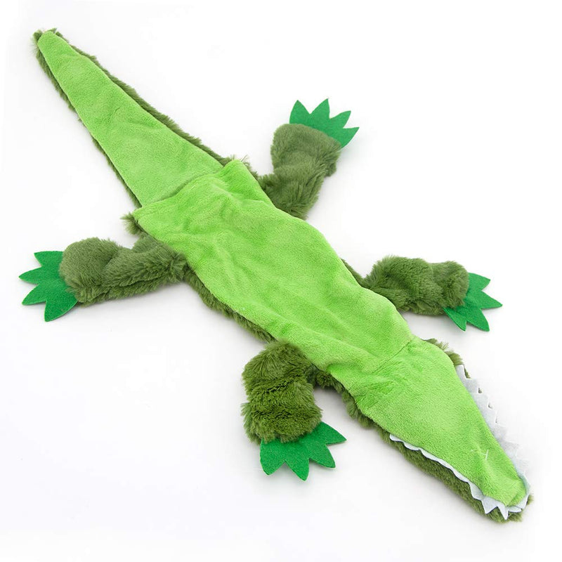 Best Pet Supplies Dog Squeaky Chew Toys Fun Skin,Plush,Log Large Alligator