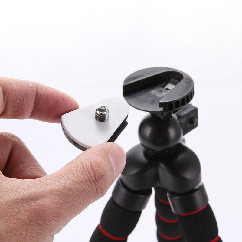 FocusFoto Octopus Flexible Portable Tripod Stand 1/4'' Screw Mounting for Camera Digital DV Canon Nikon Sony Pentax Olympus Panasonic Gopro Action Camera DSLR Medium Size