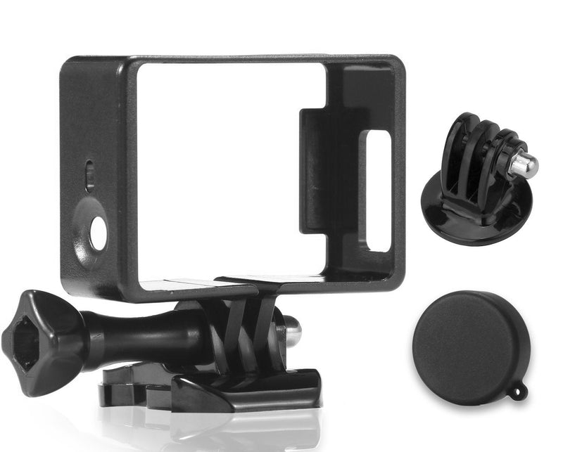 Luxebell Frame Mount Housing with Protective Lens Cover for Gopro Hero4 3+ and 3 (Standard)