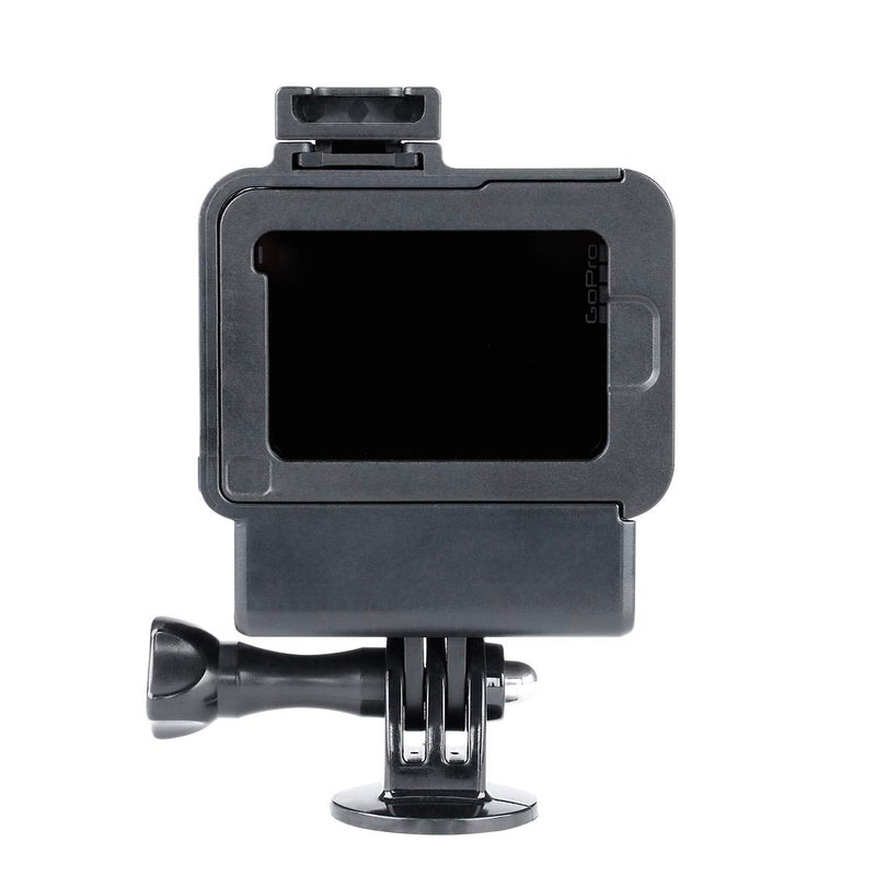 ULANZI V2 Multifunctional Vlogging Case w Cold Shoe Mount for Microphone LED Video Light,Wire Connectable Frame Housing Shell Mount Cage for Gopro Hero 7 6 5 Action Camera Video Vlog Creator Setup