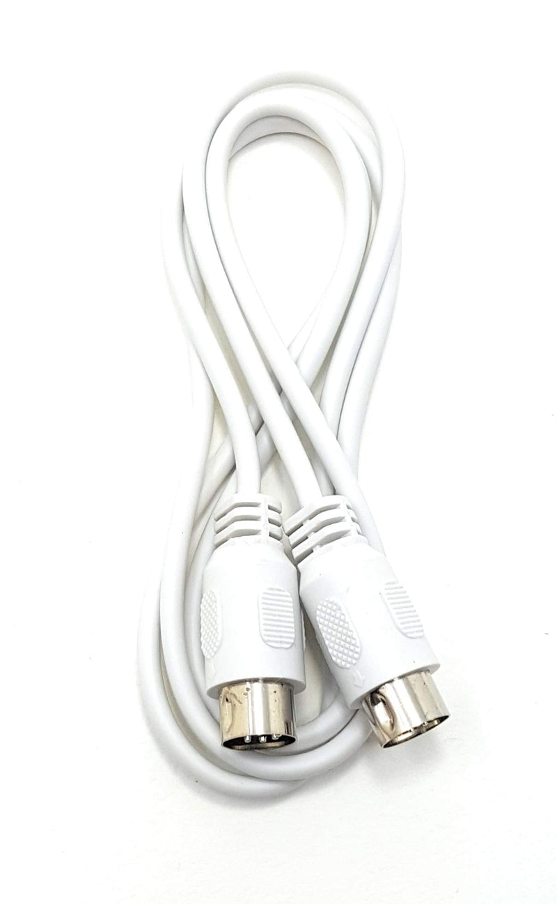 MainCore 1.2m 4 Core Midi Screened 5 Pin Din To 5 Pin Cable Lead for Connecting Synths, Keyboards, Sequencers, Computers, Tone Generators, Drum Machines, Effects Processors, etc.