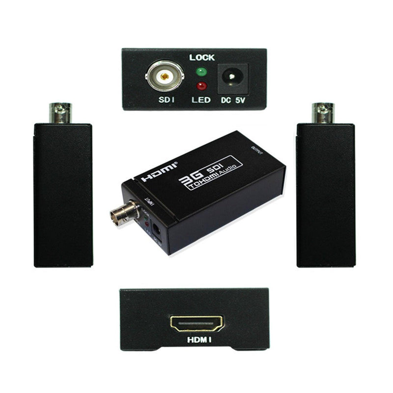 1080P 3G SDI to HDMI Converter Adapter Support HD-SDI / 3G-SDI Signals Showing SDI2DMI SDI to HDMI