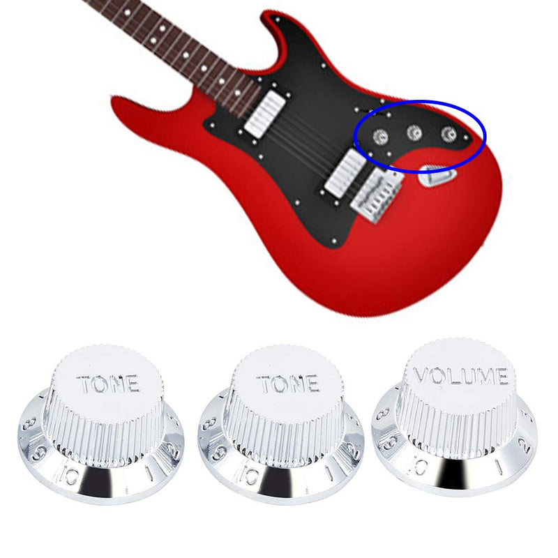 3Pcs Electric Guitar Switch Knobs Potentiometer Knobs for Electric Guitar Parts