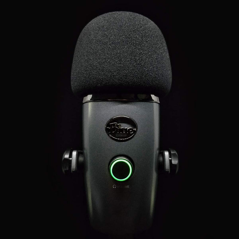 [AUSTRALIA] - Foam Windscreen for Blue Yeti Nano by Vocalbeat - Pop Filter Made from Quality Sponge Material that Filter Unwanted Recording Noises - The Perfect Filter for Your Microphone - Black Color 
