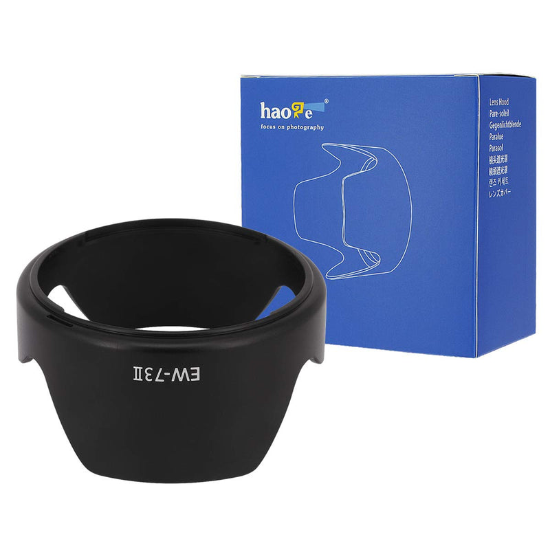Haoge Bayonet Lens Hood for Canon EF 24-85mm f3.5-4.5 USM Lens Replaces Canon EW-73 II