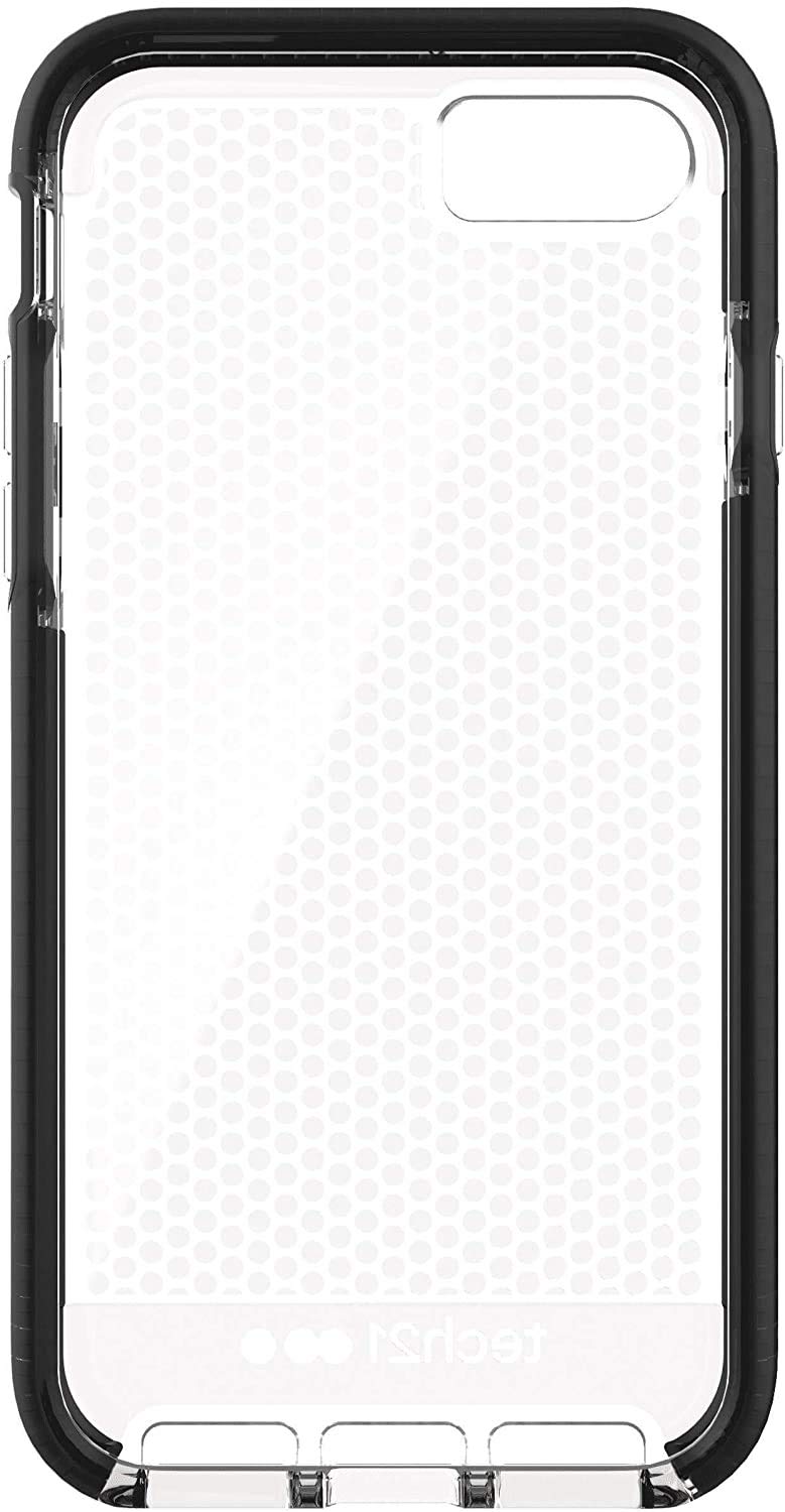 tech21 Evo Mesh Phone Case for Apple iPhone 6/7/8/ and SE (2020) - Clear/Black (T21-5403) Black