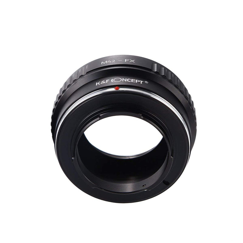 K&F Concept M42 to Fuji X Adapter,K&F Concept Lens Mount Adapter for M42 Mount Lens to Fujifilm Fuji X-Series X FX Mount Mirrorless Camera Body,Fits for Fuji XT2 XT20 XE3 XT1 X-T2